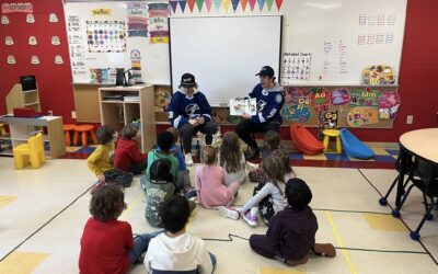 A huge thank you to the Lightning Chaleur for their visit to Terry Fox today.